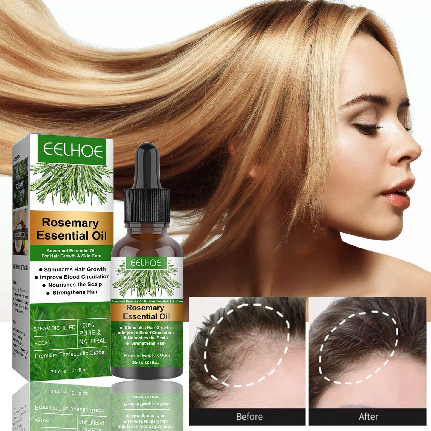 Nevaniya- Rosemary hair growth Oil- 🎁 FREE